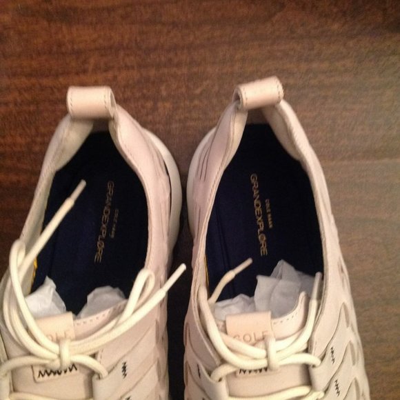 Cole Haan Men's GrandExplore All-Terrain Beige Nubuck Leather Oxfords 11.5M- NIB - Picture 7 of 8